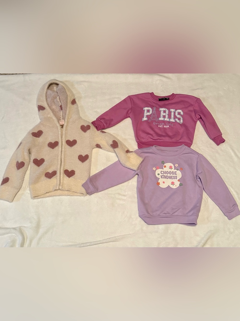Girl’s 3T Sweater/Long Sleeve Bundle - Picture 2 of 7